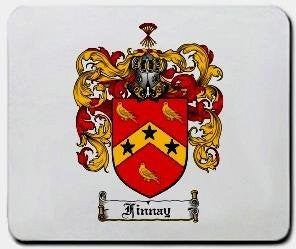 Finnay coat of arms mouse pad