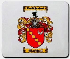 Marshall coat of arms mouse pad