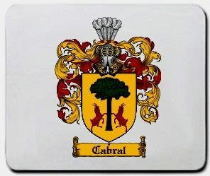 Cabral coat of arms mouse pad