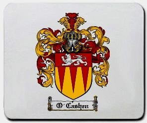 O'cashen coat of arms mouse pad