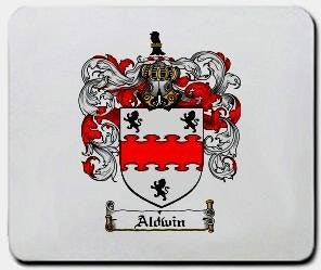 Aldwin coat of arms mouse pad