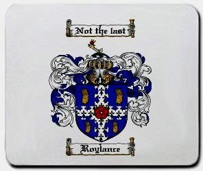 Roylance coat of arms mouse pad