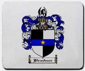 Bredner coat of arms mouse pad