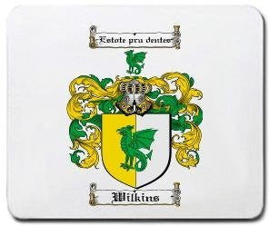 Wilkins coat of arms mouse pad