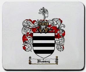 Bussey coat of arms mouse pad