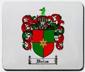 Dinius coat of arms mouse pad