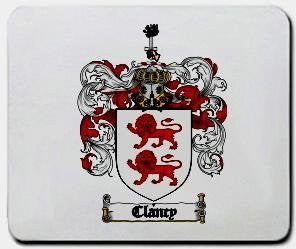 Clancy coat of arms mouse pad