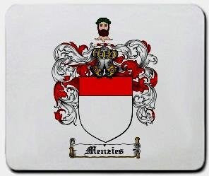 Menzies coat of arms mouse pad
