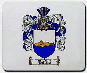 Delfini coat of arms mouse pad