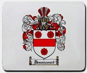 Denoncourt coat of arms mouse pad