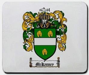 Mckenney coat of arms mouse pad