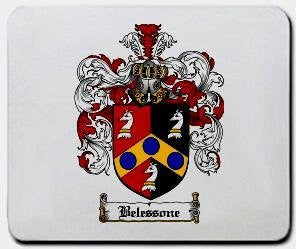 Belessone coat of arms mouse pad