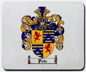 Patz coat of arms mouse pad