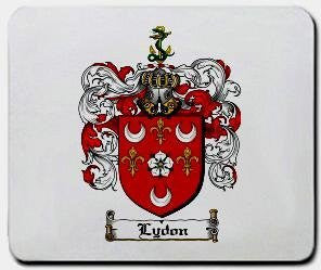 Lydon coat of arms mouse pad