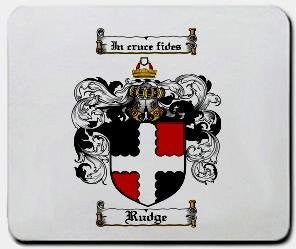 Rudge coat of arms mouse pad