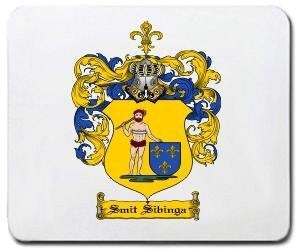 Smit-sibinga coat of arms mouse pad