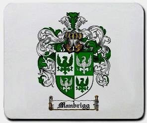 Manbrigg coat of arms mouse pad