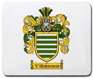 Villavicencio coat of arms mouse pad