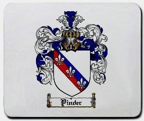 Pinder coat of arms mouse pad