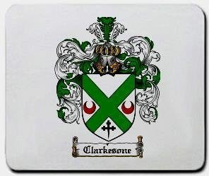 Clarkesone coat of arms mouse pad