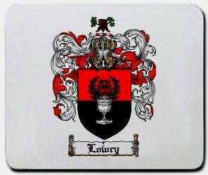 Lowry coat of arms mouse pad