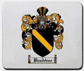 Braddene coat of arms mouse pad