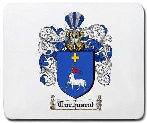 Turquand coat of arms mouse pad