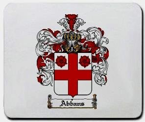 Abbans coat of arms mouse pad