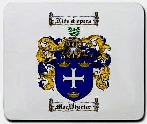 Macwherter coat of arms mouse pad