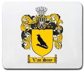 Van-scoy coat of arms mouse pad