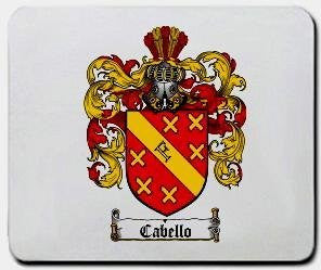 Cabello coat of arms mouse pad