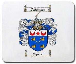 Speir coat of arms mouse pad