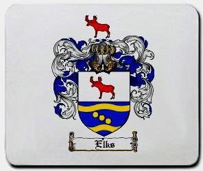 Elks coat of arms mouse pad