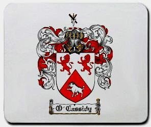 O'cassidy coat of arms mouse pad