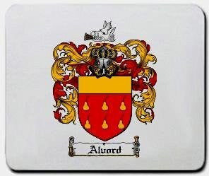 Alvord coat of arms mouse pad
