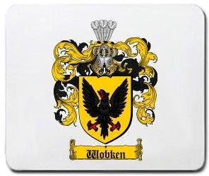 Wobken coat of arms mouse pad