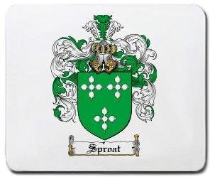 Sproat coat of arms mouse pad