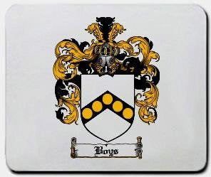 Boys coat of arms mouse pad