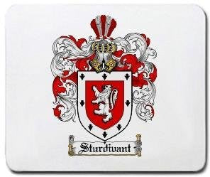 Sturdivant coat of arms mouse pad