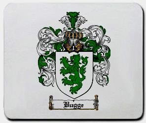 Bugge coat of arms mouse pad