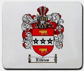 Ellkins coat of arms mouse pad