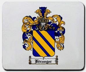 Beranger coat of arms mouse pad