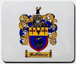 Mcgilvray coat of arms mouse pad