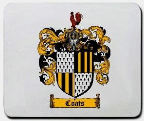 Coats coat of arms mouse pad