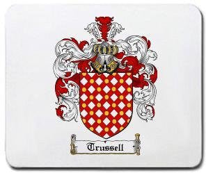 Trussell coat of arms mouse pad