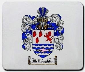 Mcloughlin coat of arms mouse pad