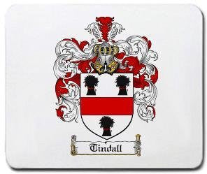 Tindall coat of arms mouse pad