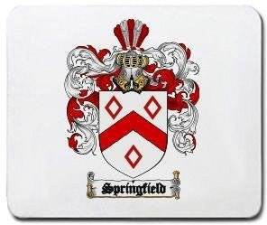 Springfield coat of arms mouse pad