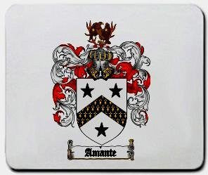 Amante coat of arms mouse pad