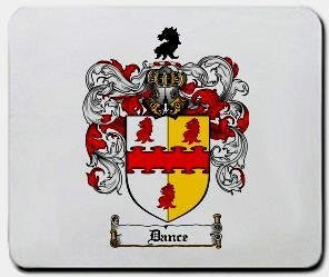 Dance coat of arms mouse pad